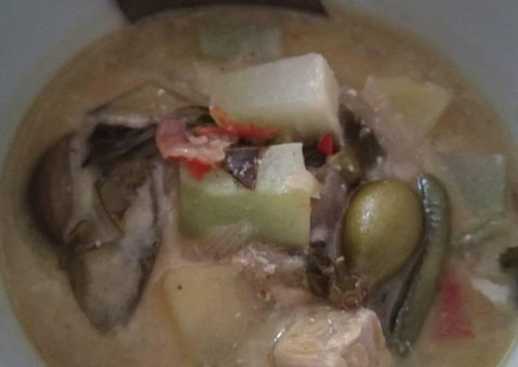 Sayur lodeh terong tempe