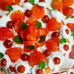 A picture of Strawberry Cake.
