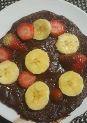 Una foto de Crepes de chocolate