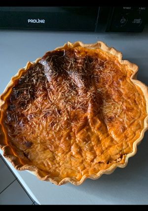 Une photo de Quiche au thon à la catalane