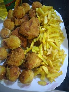 عکسی از دستور مرغ سوخاری و توپک