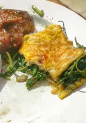Foto resep Omelet bayam