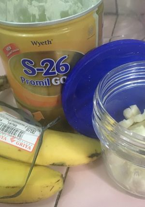 Foto resep Pisang susu-MPASI