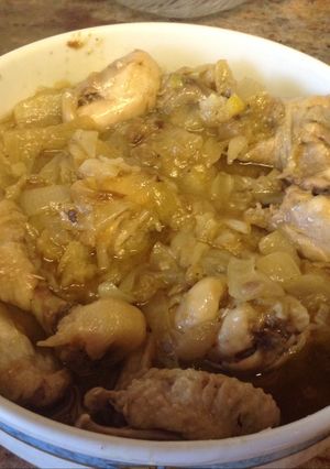 Foto principal de Pollo con salsa de cebolla
