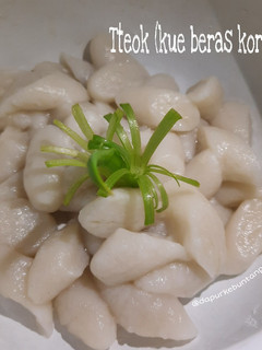 Foto resep 03. Tteok (Kue beras Korea)