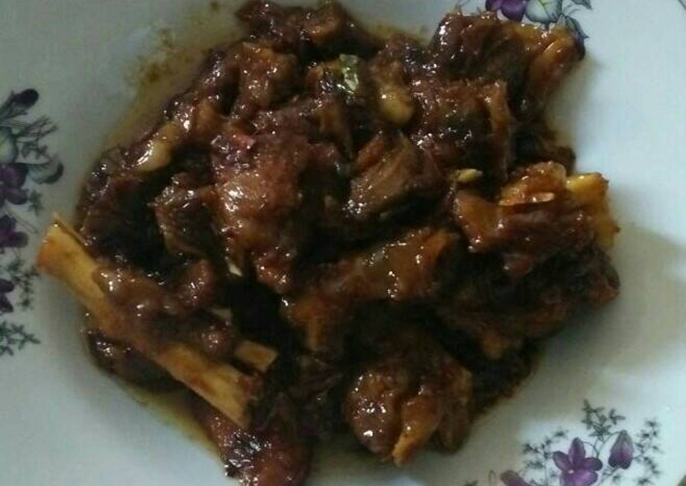 Tongseng kambing goreng