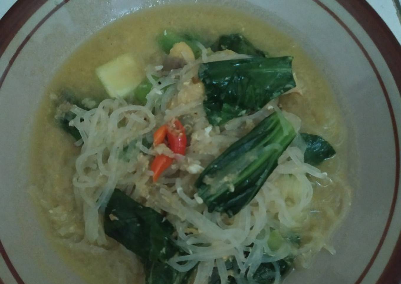 Bihun kuah soto