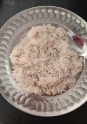A picture of Jeera rice.