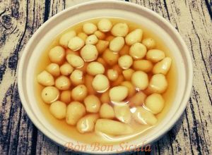 Hình của món Chè Củ Lùn Thốt Nốt.