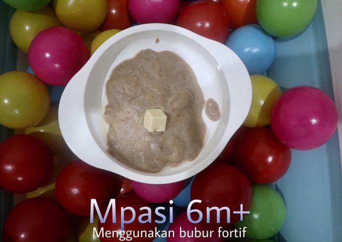 Mpasi Bubur Fortir Kukus (6m+)
