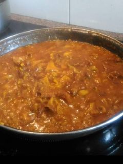 Una foto de Arroz con setas caldoso