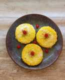 Ricotta cheese bread rasmalai