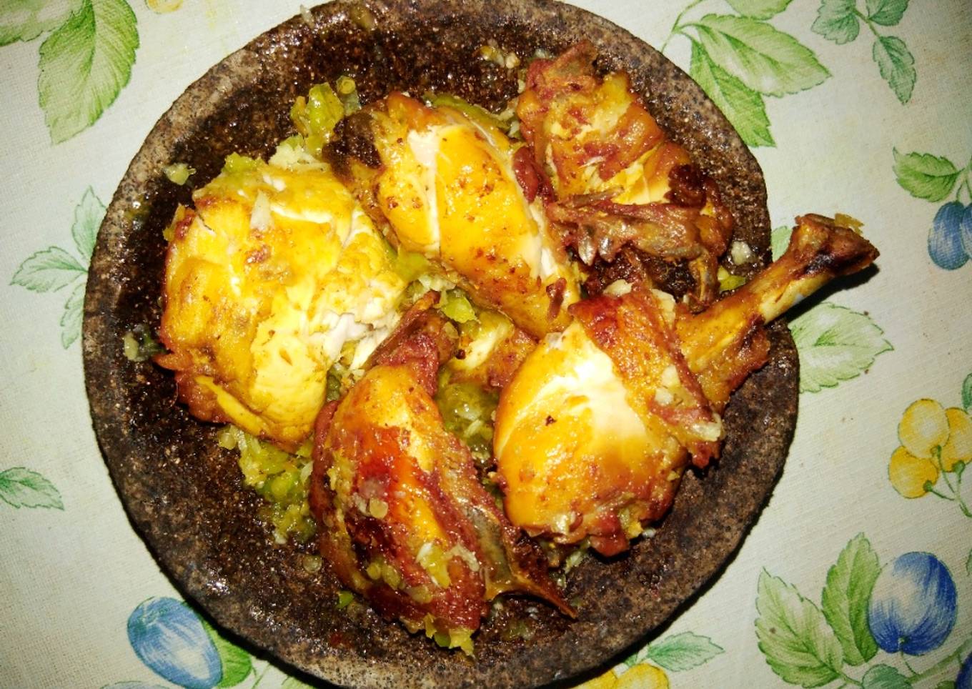 Ayam geprek sambel bawang
