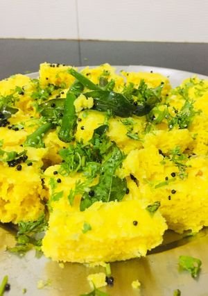 A picture of Dhokla.