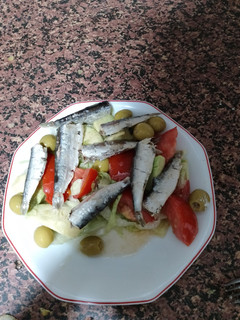 Una foto de Ensalada de Sardinillas