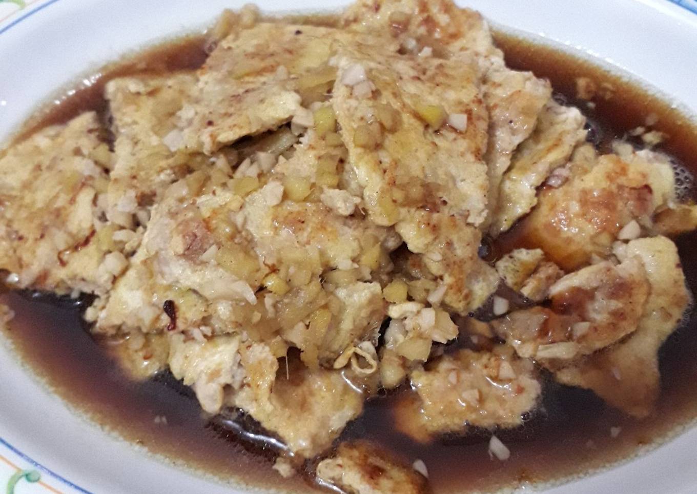 Telur arak daging (mai you ci tan)