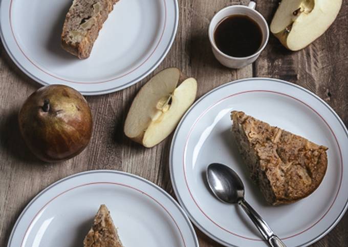 Recette Délicieuse Cake pomme noisette