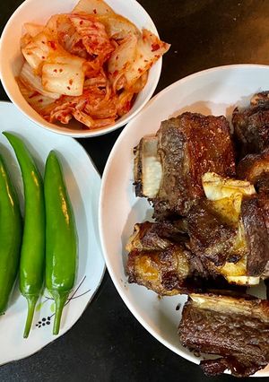Hình của món Sườn bò nướng.