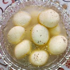 A picture of Rasgulla from Homemade paneer.