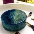 Puding lumut blue pea (bunga telang)
