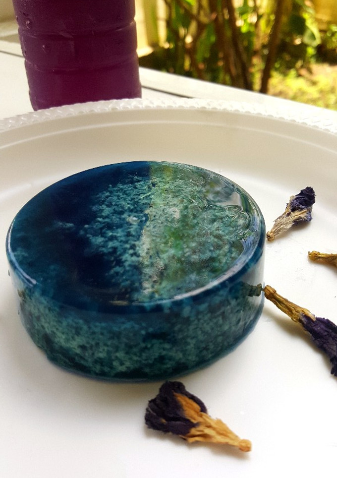 Foto resep Puding lumut blue pea (bunga telang)