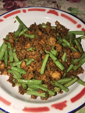 Cara Sederhana Menyiapkan Resep  Buncis tumis daging cincang yang Lezat Sekali, Enak