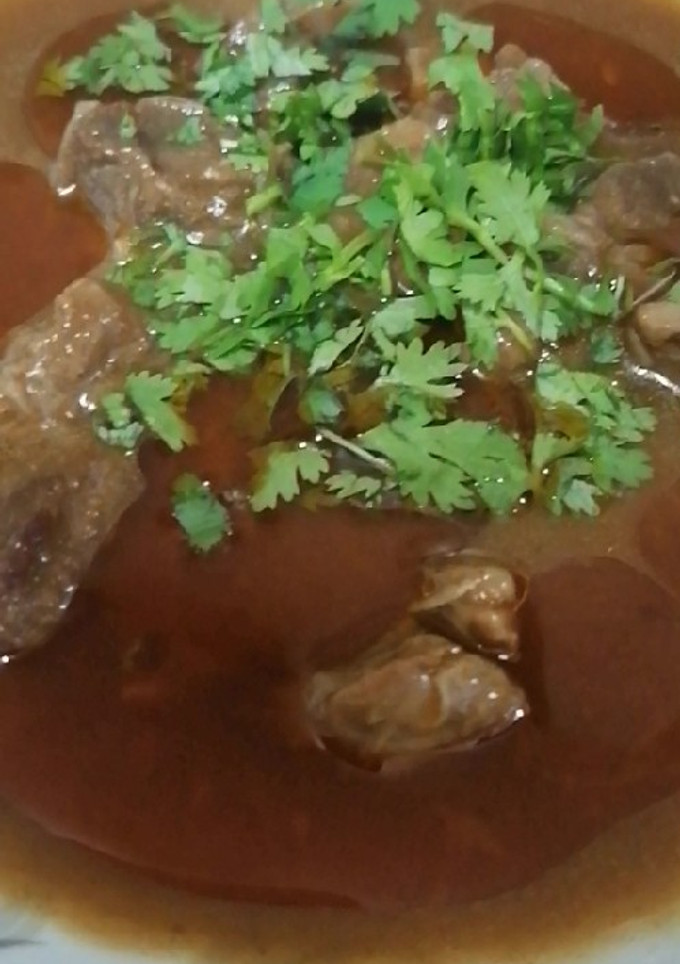 A picture of Beef Nehari.