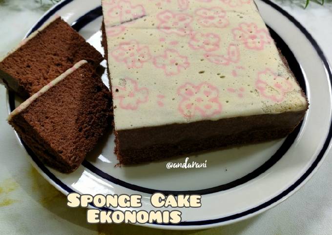 Resep Sponge Coklat Cake Ekonomis Dg Batik Oleh Andarani Cookpad