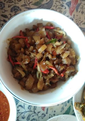 Foto resep Oseng kikil bombay