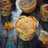 Lemon muffin with crumble