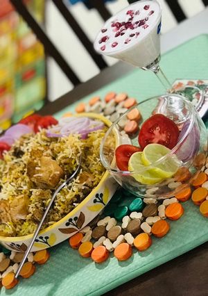 A picture of Kolkata Special: Chicken Dum Biriyani.