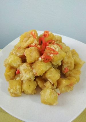 Foto resep Tahu Telur Asin simple