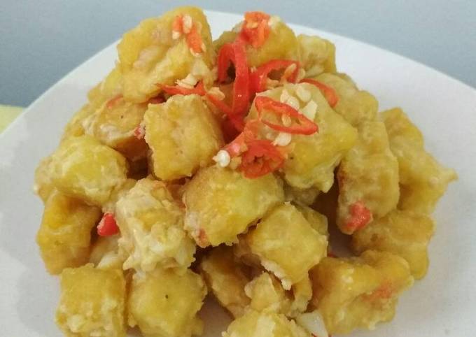 Resep Tahu Telur Asin Simple Oleh Fitra Rahmawati Cookpad