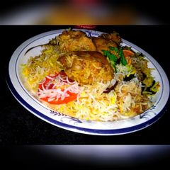A picture of Afghani biryani.