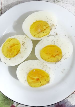 Foto resep Telur rebus untuk sarapan DEBM 😆