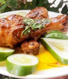 gà rô ti nước dừa