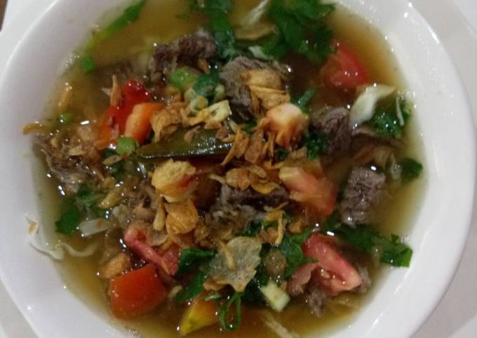 Wajib coba! Resep bikin Soto mie bogor  nikmat