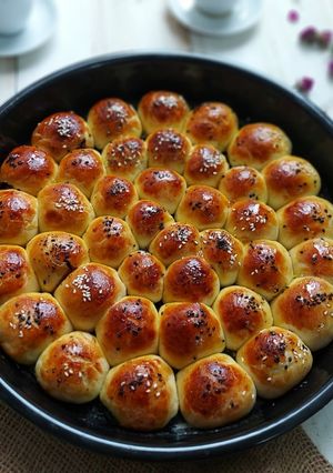 عکسی از دستور نان لانه زنبوری