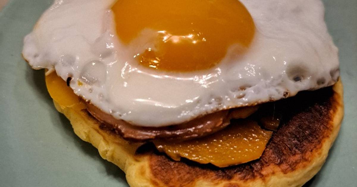 Pancake bacon et œuf de melodie Jelu Cookpad