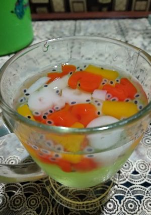 Foto resep Es selasih motif