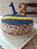 Torta de cumpleaños de boca rápida