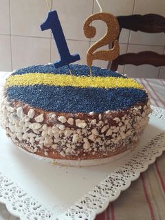 Una foto de Torta de cumpleaños de boca rápida