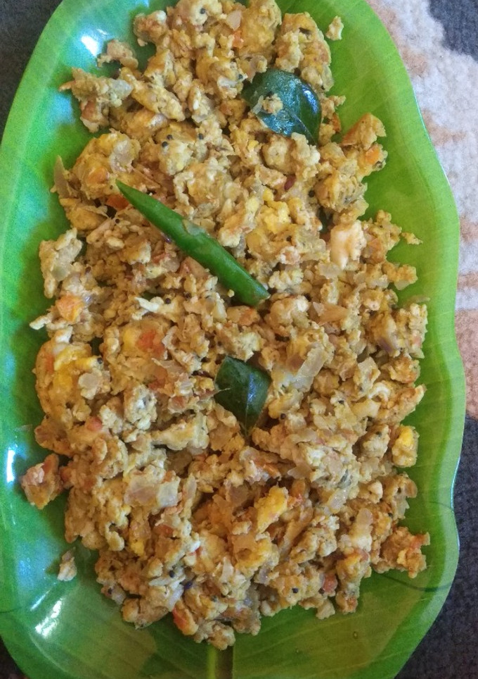 முட்டை பொடிமாஸ் (muttai podimass recipe in tamil) செய்முறை முக்கிய புகைப்படம்