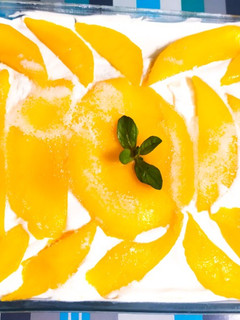 Una foto de Pastel de Mango