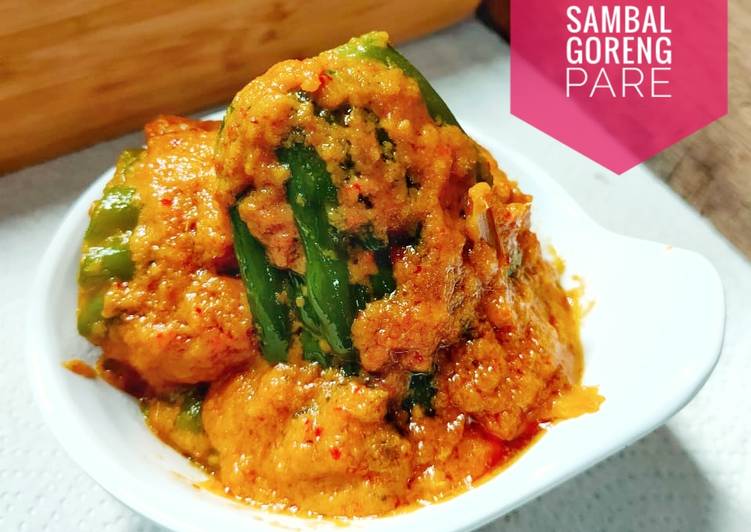 Resep Sambal Goreng Pare (Anti Pahit)👍 yang nikmat