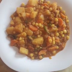 A picture of Githeri mix.