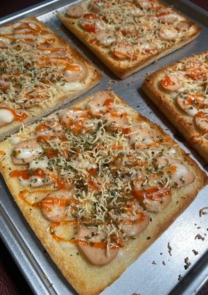 Foto resep Roti panggang sosis