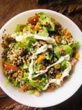 Quinoa Salad in Roasted Sesame Mayo Dressing (with Grilled Beef/Lamb/Chicken)