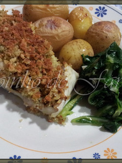 Foto de Bacalhau com broa