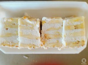 Hình của món Kem chuối cơm dừa.